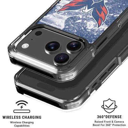 NHL Washington Capitals Frozen iPhone 17 Pro Max Clear Case
