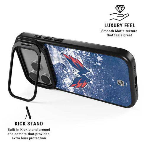 NHL Washington Capitals Frozen iPhone 17 Pro Max Kickstand Case