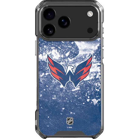 NHL Washington Capitals Frozen iPhone 18 Pro Max Clear Case