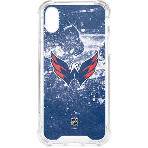 NHL Washington Capitals Frozen iPhone XS Clear Case