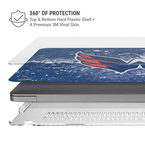 NHL Washington Capitals Frozen MacBook Pro 14in (2021-24) Case plus Skin