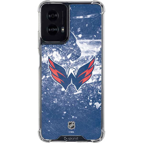 NHL Washington Capitals Frozen Moto G Power 5G (2024) Clear Case