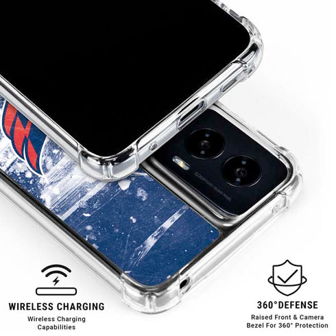 NHL Washington Capitals Frozen Moto G Power 5G (2024) Clear Case