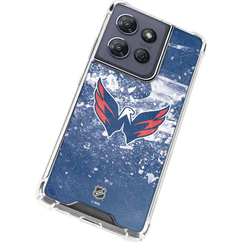 NHL Washington Capitals Frozen Moto G Power 5G (2025) Clear Case