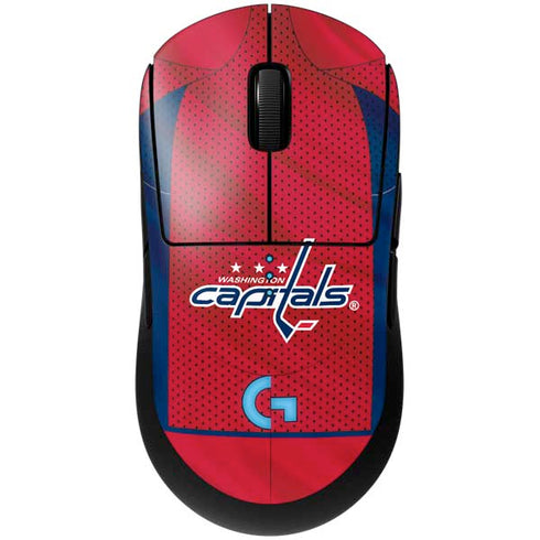 NHL Washington Capitals Home Jersey G Pro Wireless Gaming Mouse Skin