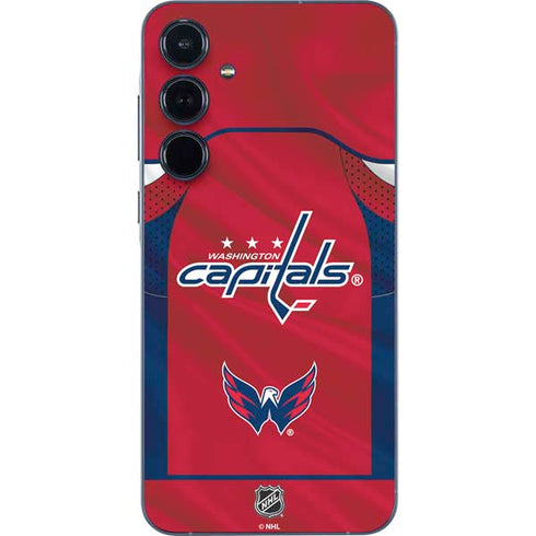 NHL Washington Capitals Home Jersey Galaxy A55 5G Skin