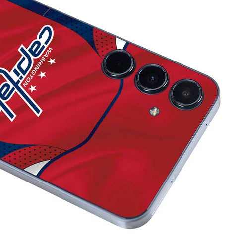 NHL Washington Capitals Home Jersey Galaxy A55 5G Skin