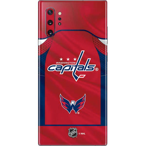 NHL Washington Capitals Home Jersey Galaxy Note 10 Plus Skin