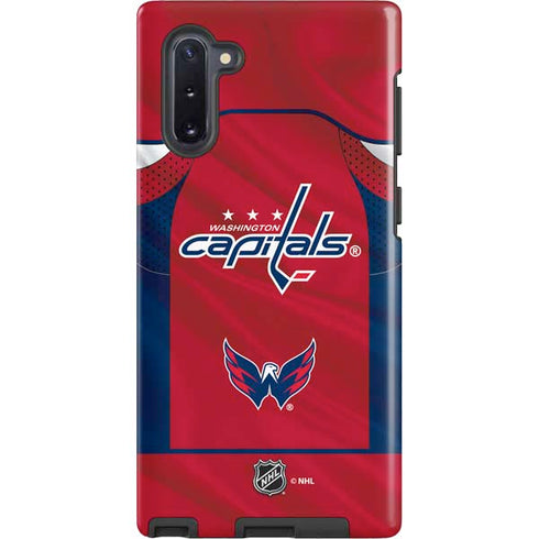 NHL Washington Capitals Home Jersey Galaxy Cases
