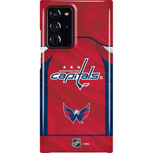 NHL Washington Capitals Home Jersey Galaxy Cases