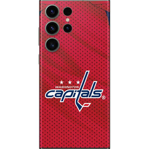 NHL Washington Capitals Home Jersey Galaxy Skins