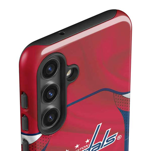 NHL Washington Capitals Home Jersey Galaxy S25 Impact Case