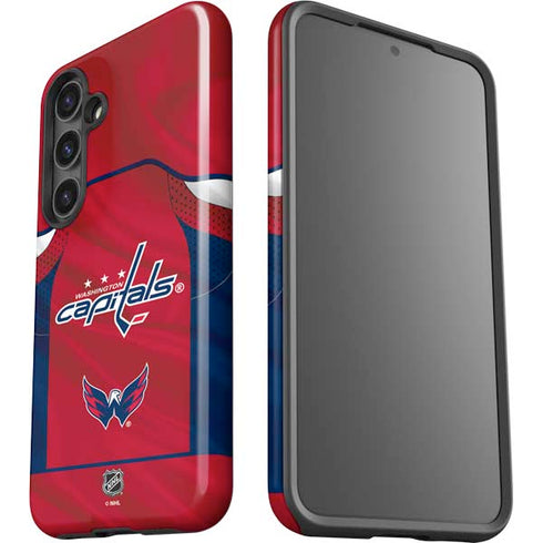 NHL Washington Capitals Home Jersey Galaxy S25 Impact Case