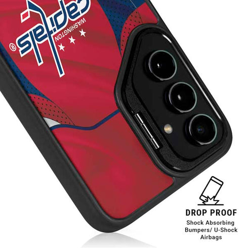 NHL Washington Capitals Home Jersey Galaxy S24 Kickstand Case
