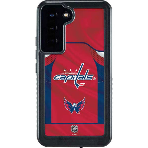 NHL Washington Capitals Home Jersey Galaxy S24 Plus Waterproof Case