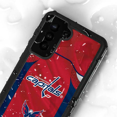 NHL Washington Capitals Home Jersey Galaxy S24 Plus Waterproof Case
