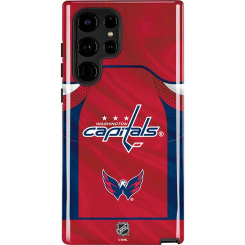 NHL Washington Capitals Home Jersey Galaxy S25 Ultra Impact Case