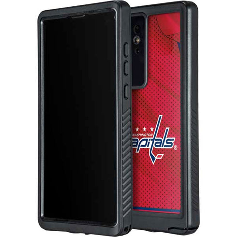 NHL Washington Capitals Home Jersey Galaxy S24 Ultra Waterproof Case