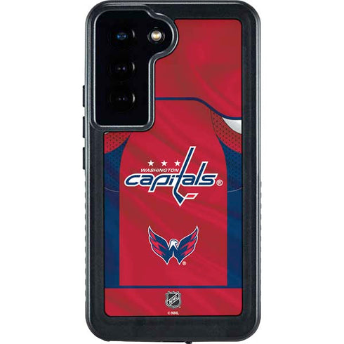 NHL Washington Capitals Home Jersey Galaxy S24 Waterproof Case