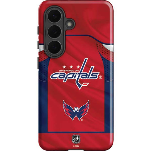 NHL Washington Capitals Home Jersey Galaxy S26 Impact Case