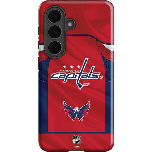 NHL Washington Capitals Home Jersey Galaxy S26 Plus Impact Case