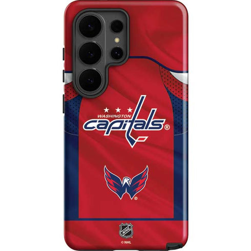 NHL Washington Capitals Home Jersey Galaxy S26 Ultra Impact Case