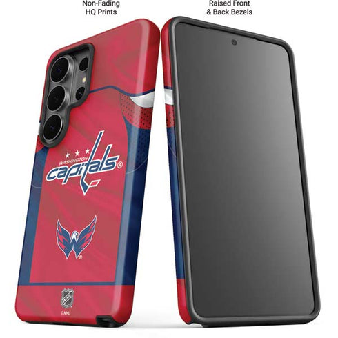 NHL Washington Capitals Home Jersey Galaxy S26 Ultra Impact Case