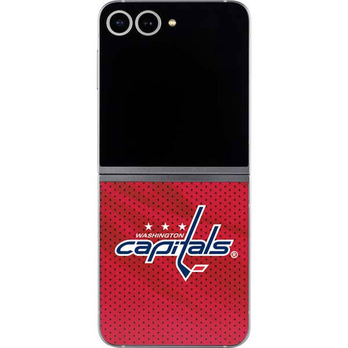 NHL Washington Capitals Home Jersey Galaxy Z Flip6 Skin