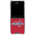 NHL Washington Capitals Home Jersey Galaxy Z Flip6 Clear Case