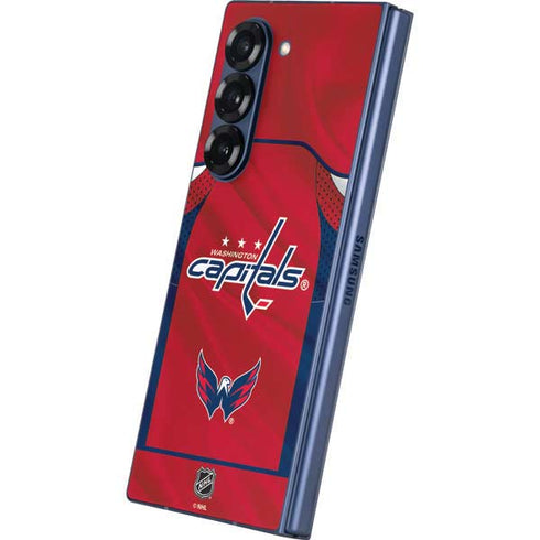 NHL Washington Capitals Home Jersey Galaxy Z Fold6 Skin