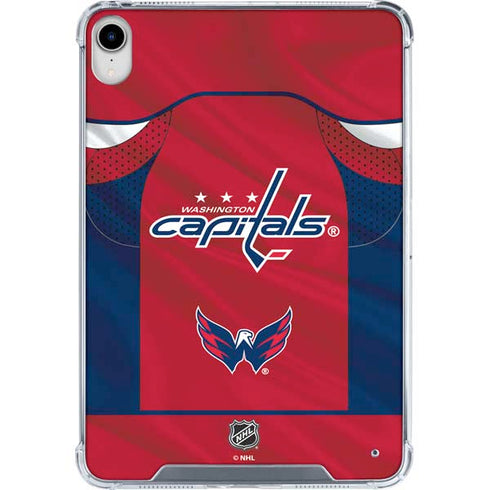 NHL Washington Capitals Home Jersey iPad 11th Gen (2025) Clear Case