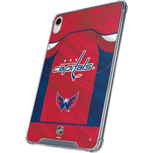 NHL Washington Capitals Home Jersey iPad 11th Gen (2025) Clear Case