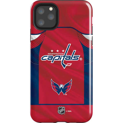 NHL Washington Capitals Home Jersey iPhone Cases