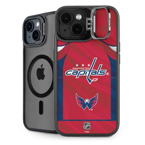 NHL Washington Capitals Home Jersey iPhone 14 Plus Kickstand Case