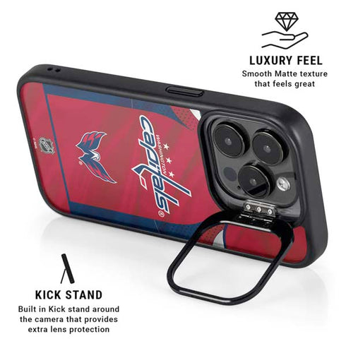NHL Washington Capitals Home Jersey iPhone 14 Pro Max Kickstand Case