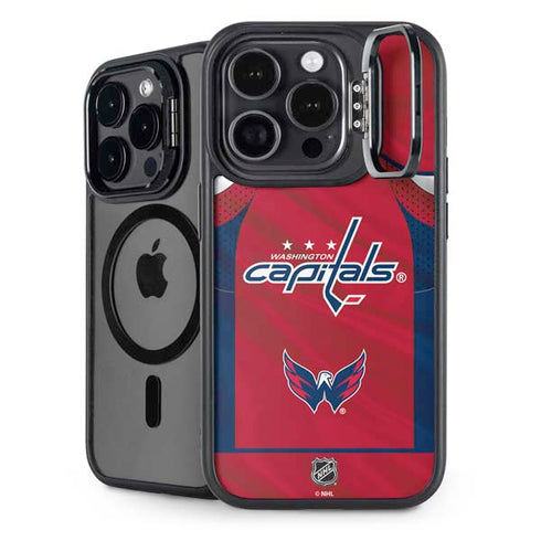 NHL Washington Capitals Home Jersey iPhone 15 Pro Max Kickstand Case