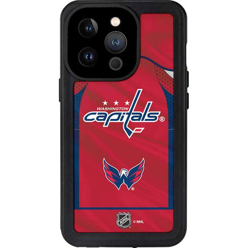 NHL Washington Capitals Home Jersey iPhone 15 Pro Waterproof Case