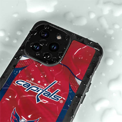NHL Washington Capitals Home Jersey iPhone 15 Pro Waterproof Case