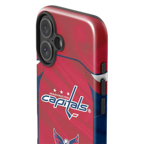 NHL Washington Capitals Home Jersey iPhone 16 Impact Case
