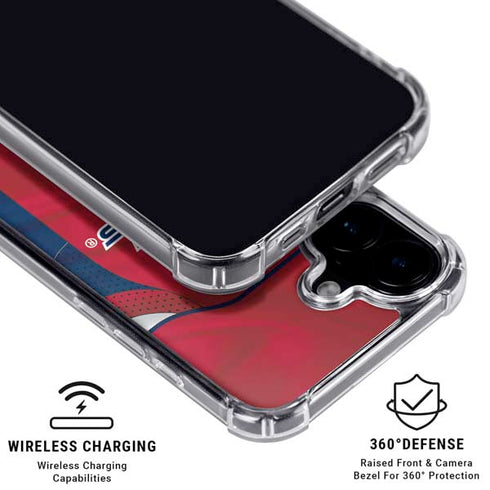 NHL Washington Capitals Home Jersey iPhone 16 MagSafe Case