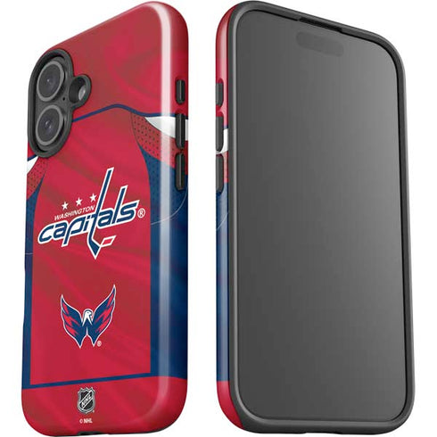 NHL Washington Capitals Home Jersey iPhone 16 Plus Impact Case