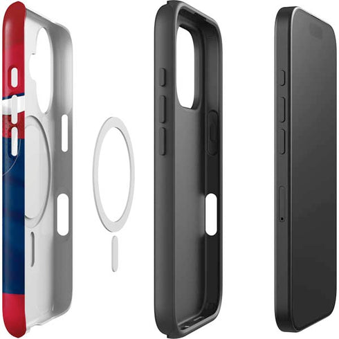 NHL Washington Capitals Home Jersey iPhone 16 Plus Magsafe Impact Case