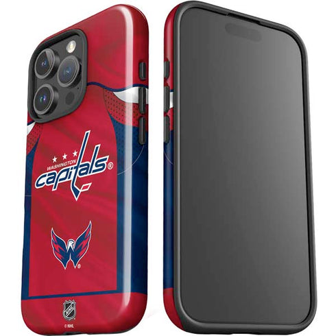 NHL Washington Capitals Home Jersey iPhone 16 Pro Impact Case