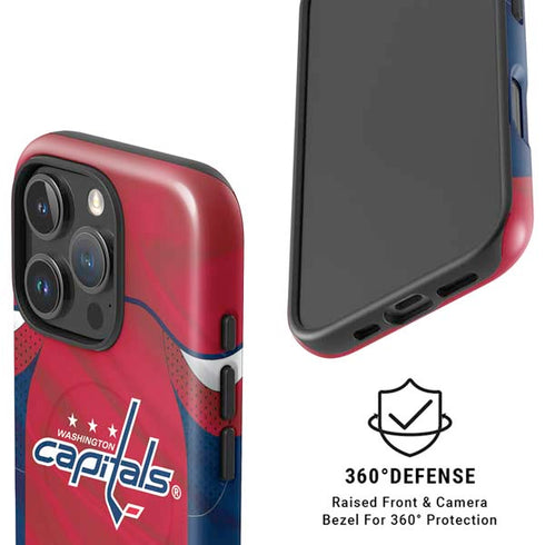 NHL Washington Capitals Home Jersey iPhone 16 Pro Magsafe Impact Case