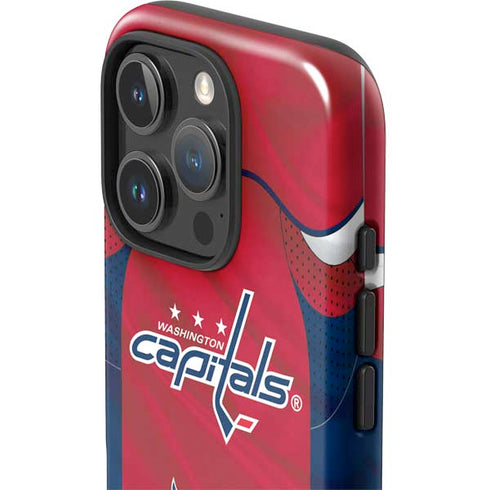 NHL Washington Capitals Home Jersey iPhone 16 Pro Max Impact Case