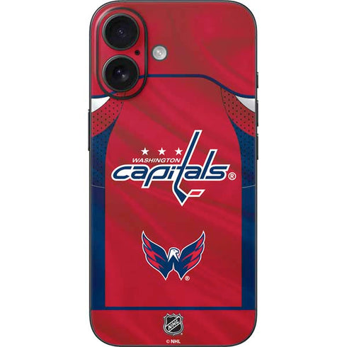 NHL Washington Capitals Home Jersey iPhone 16 Skin