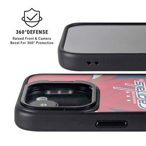 NHL Washington Capitals Home Jersey iPhone 16e Kickstand Case