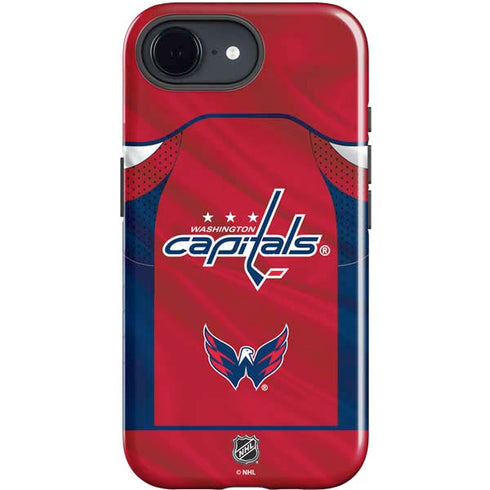 NHL Washington Capitals Home Jersey iPhone 16e Impact Case