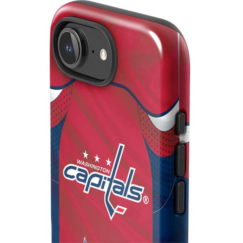 NHL Washington Capitals Home Jersey iPhone 16e Impact Case