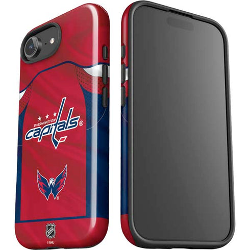 NHL Washington Capitals Home Jersey iPhone 16e Impact Case